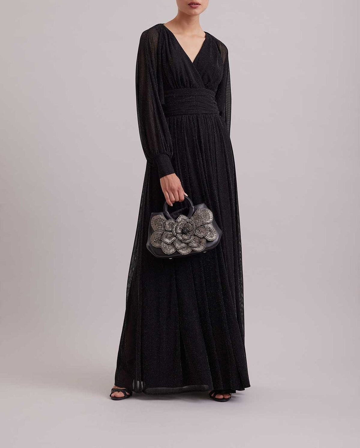 Robe longue Romance - Black