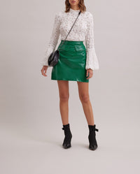 Blouse Lyrisme en dentelle - Moon White