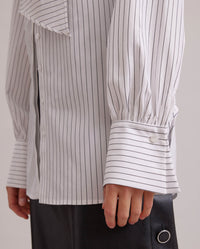 Chemise Yale à rayures - Black & White