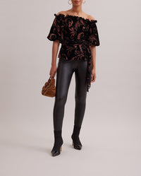 Blouse Merquem porté épaule - Black