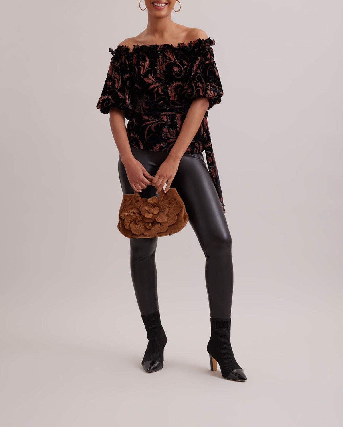 Blouse Merquem porté épaule - Black