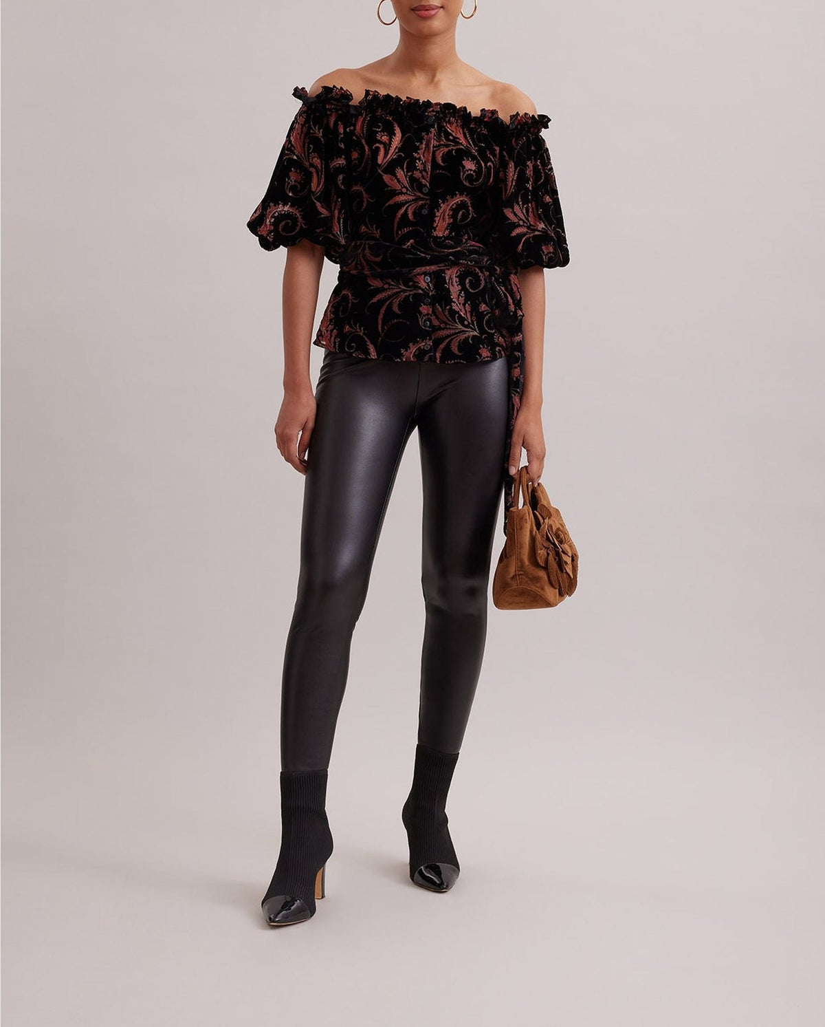 Blouse Merquem porté épaule - Black