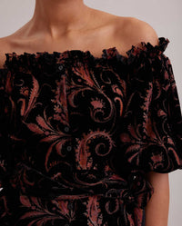 Blouse Merquem porté épaule - Black