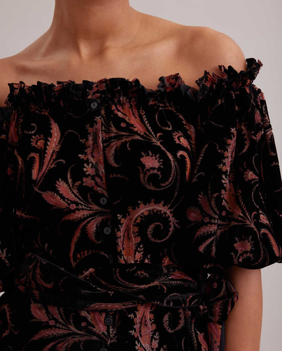 Blouse Merquem porté épaule - Black