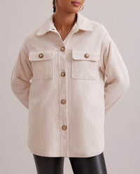 Surchemise Garnier 2 poches - Moon White