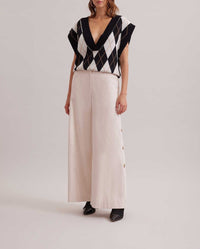 Pantalon large Lavinia - Moon White