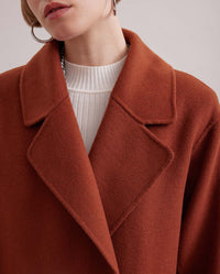 Manteau Gallery en laine - Chocolate
