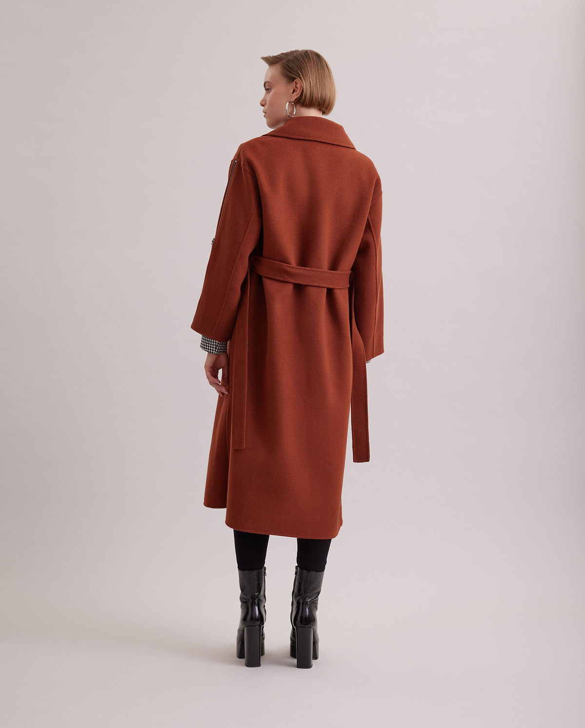Manteau Gallery en laine - Chocolate