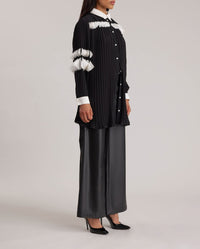 Chemise longue Poésie - Black