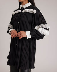 Chemise longue Poésie - Black