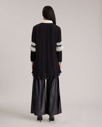 Chemise longue Poésie - Black