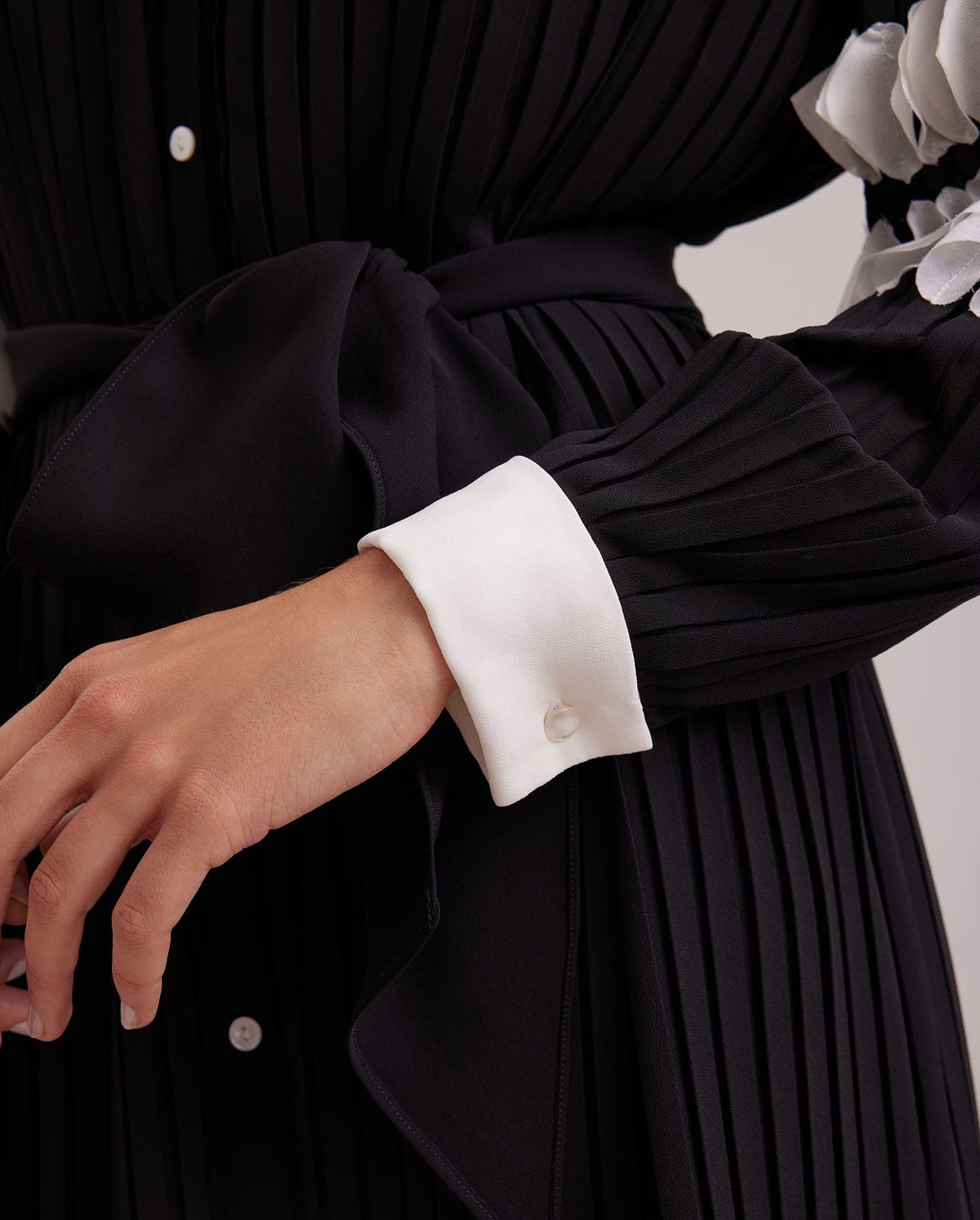 Chemise longue Poésie - Black