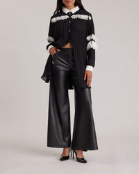 Chemise longue Poésie - Black