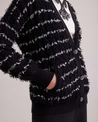 Cardigan Parnasse à col roulé - Black