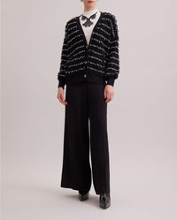 Cardigan Parnasse à col roulé - Black