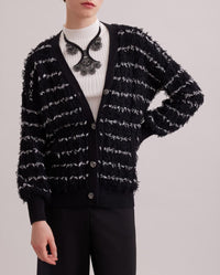 Cardigan Parnasse à col roulé - Black