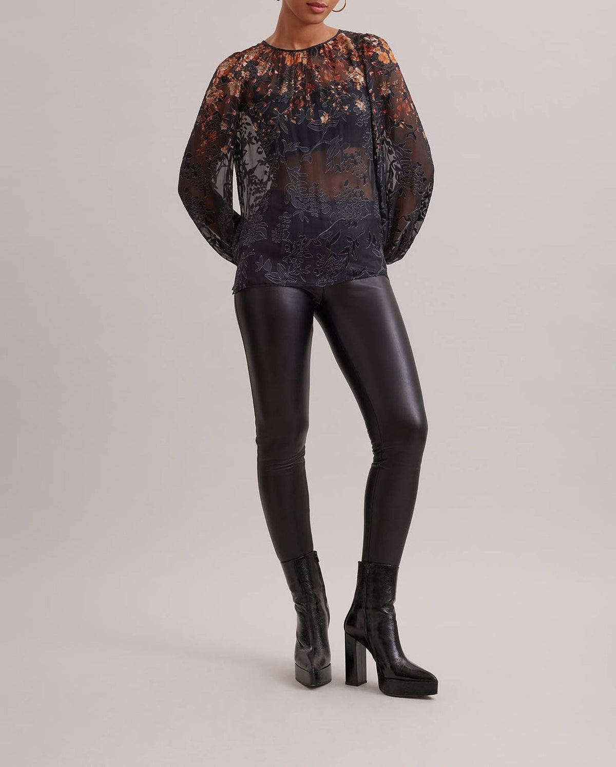 Blouse Allegory en soie - Black
