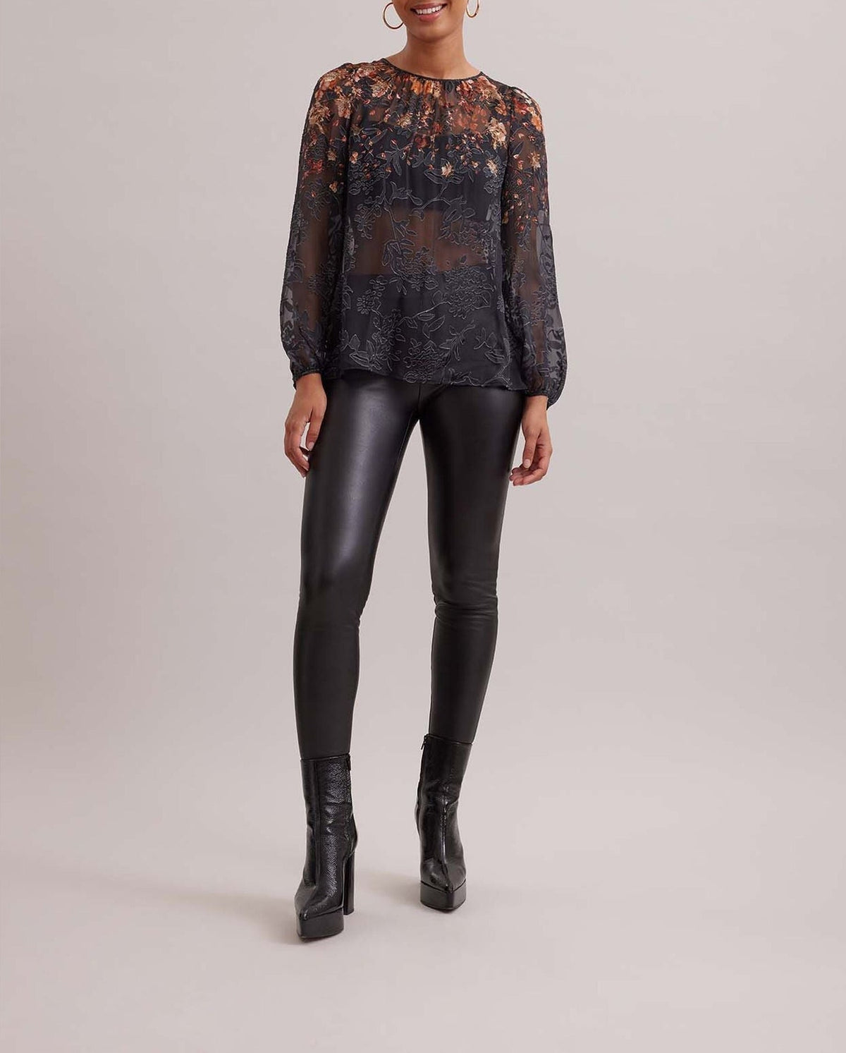 Blouse Allegory en soie - Black