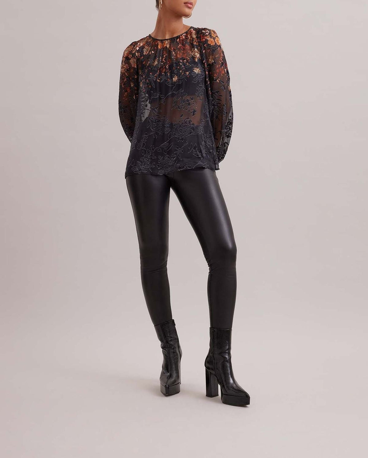 Blouse Allegory en soie - Black