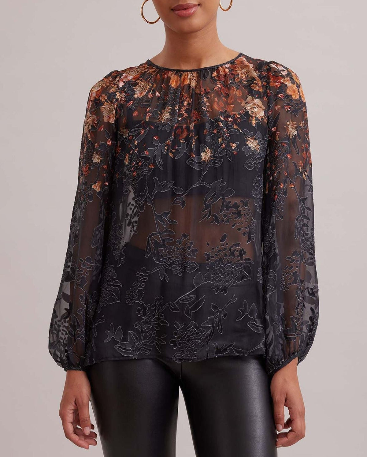 Blouse Allegory en soie - Black