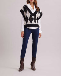Gilet sans manche Country - Black & White