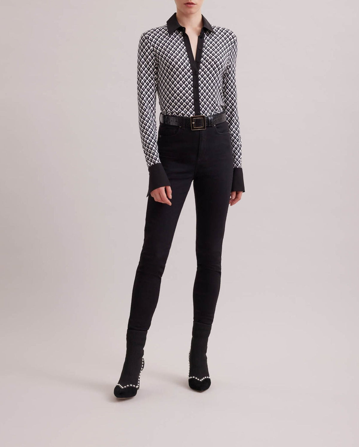Chemise  Théâtre à motifs - Black & White