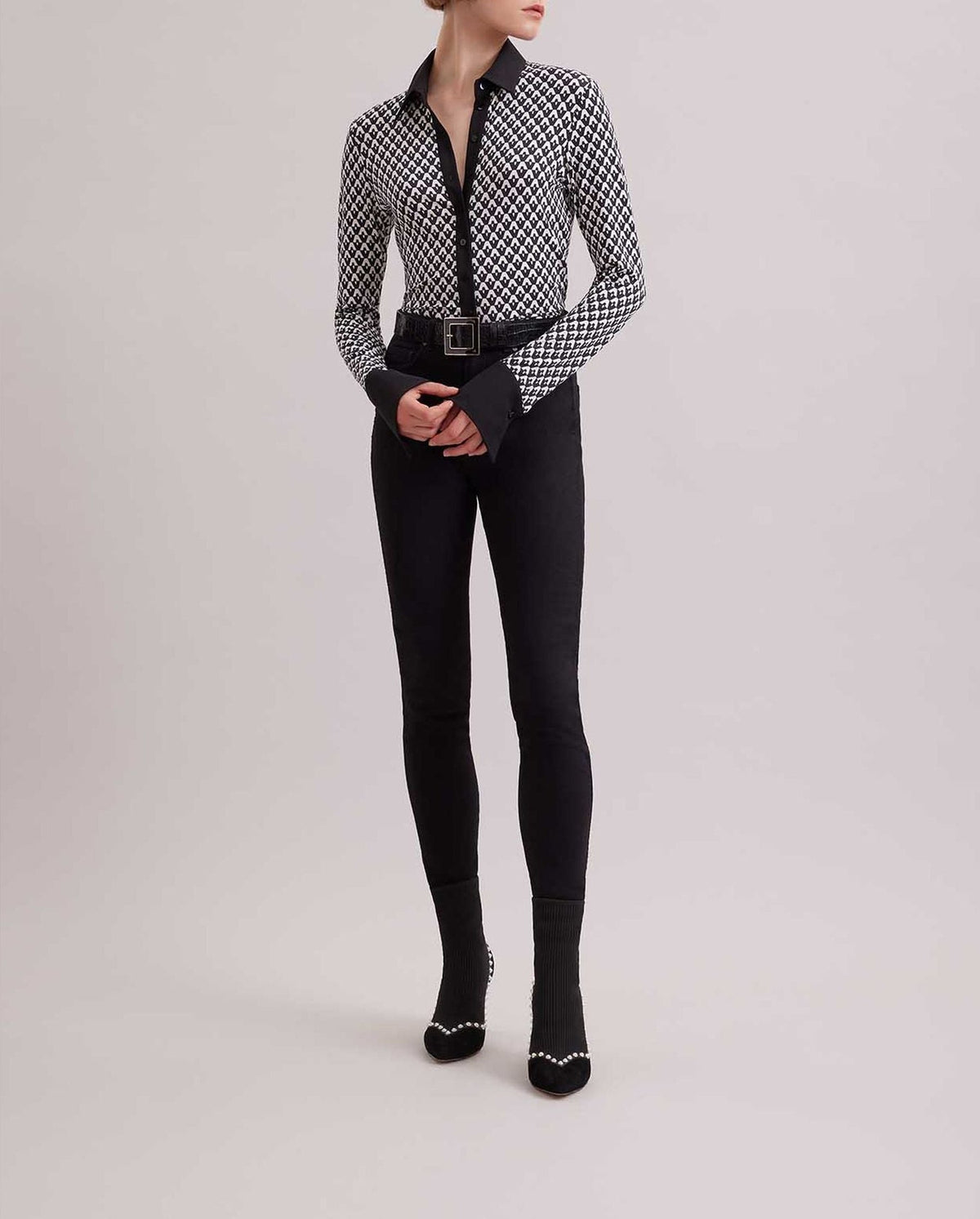 Chemise  Théâtre à motifs - Black & White