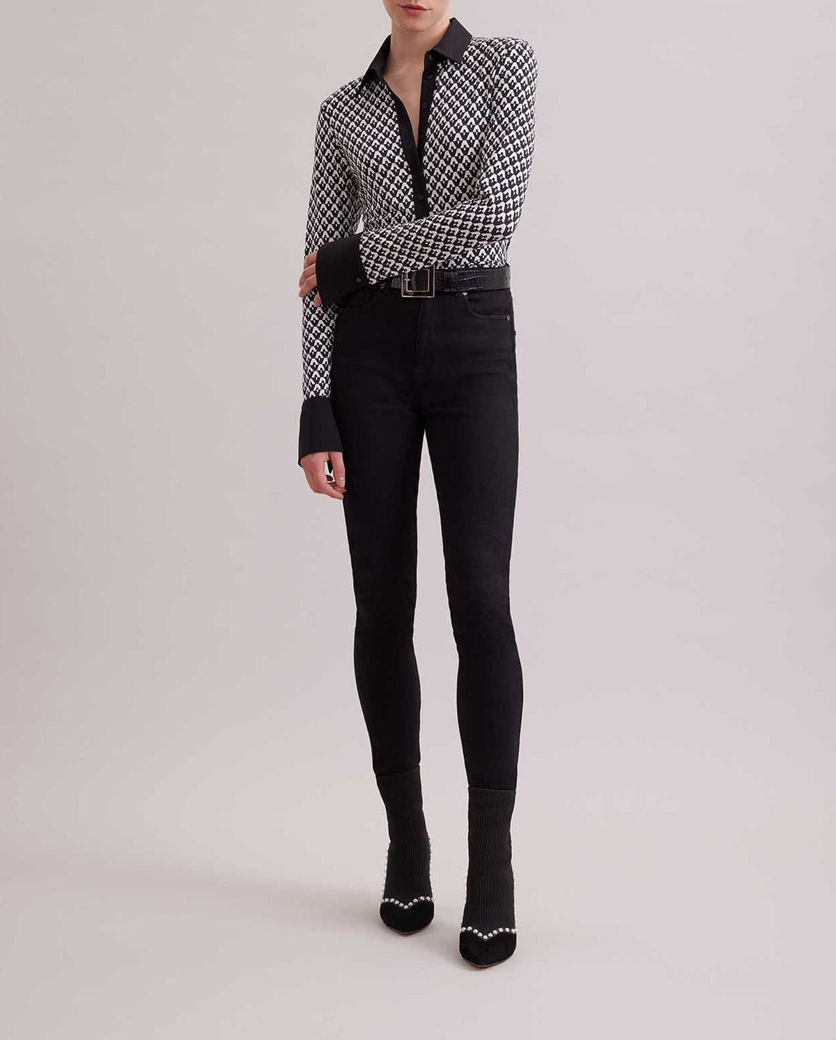 Chemise  Théâtre à motifs - Black & White