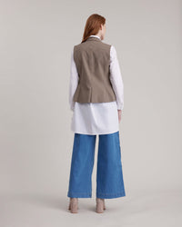Gilet Grimoire sans manche - Almond Tan