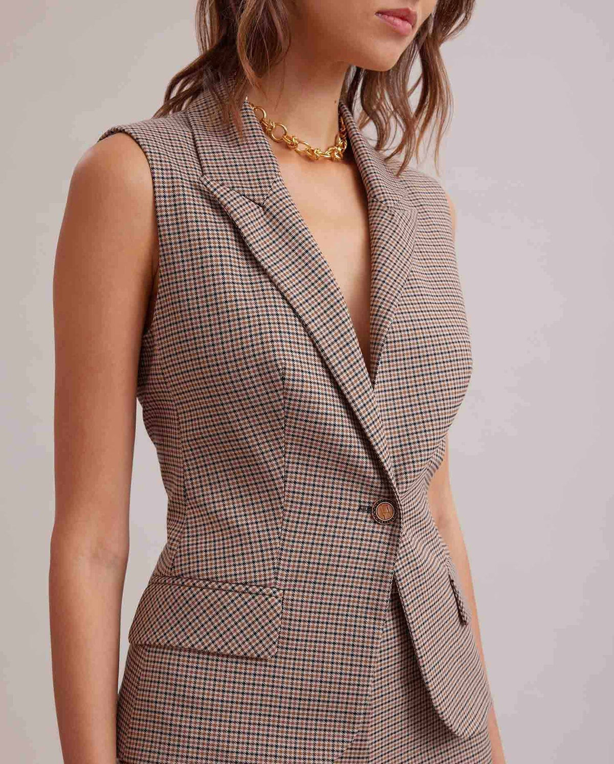 Gilet Grimoire sans manche - Almond Tan
