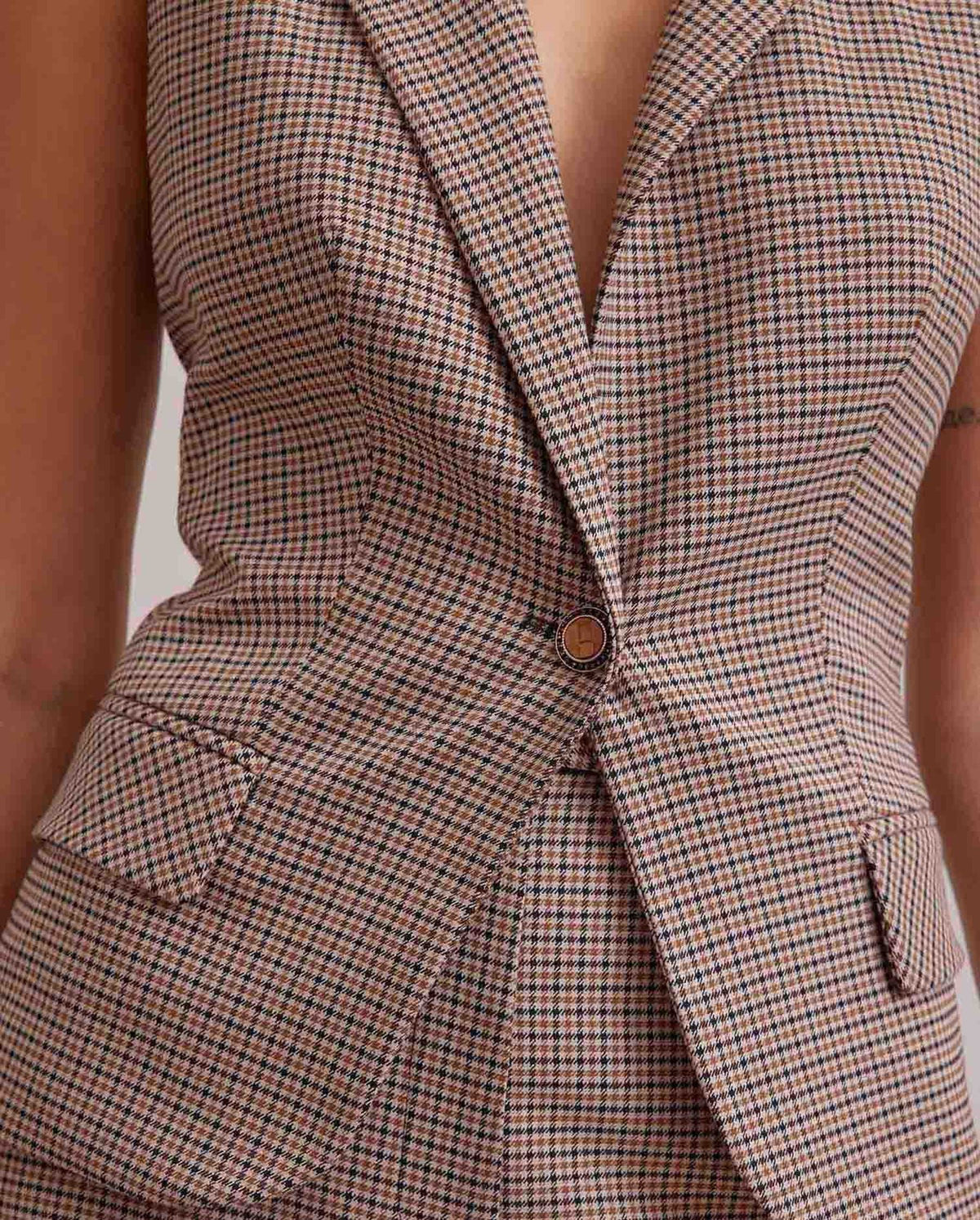 Gilet Grimoire sans manche - Almond Tan