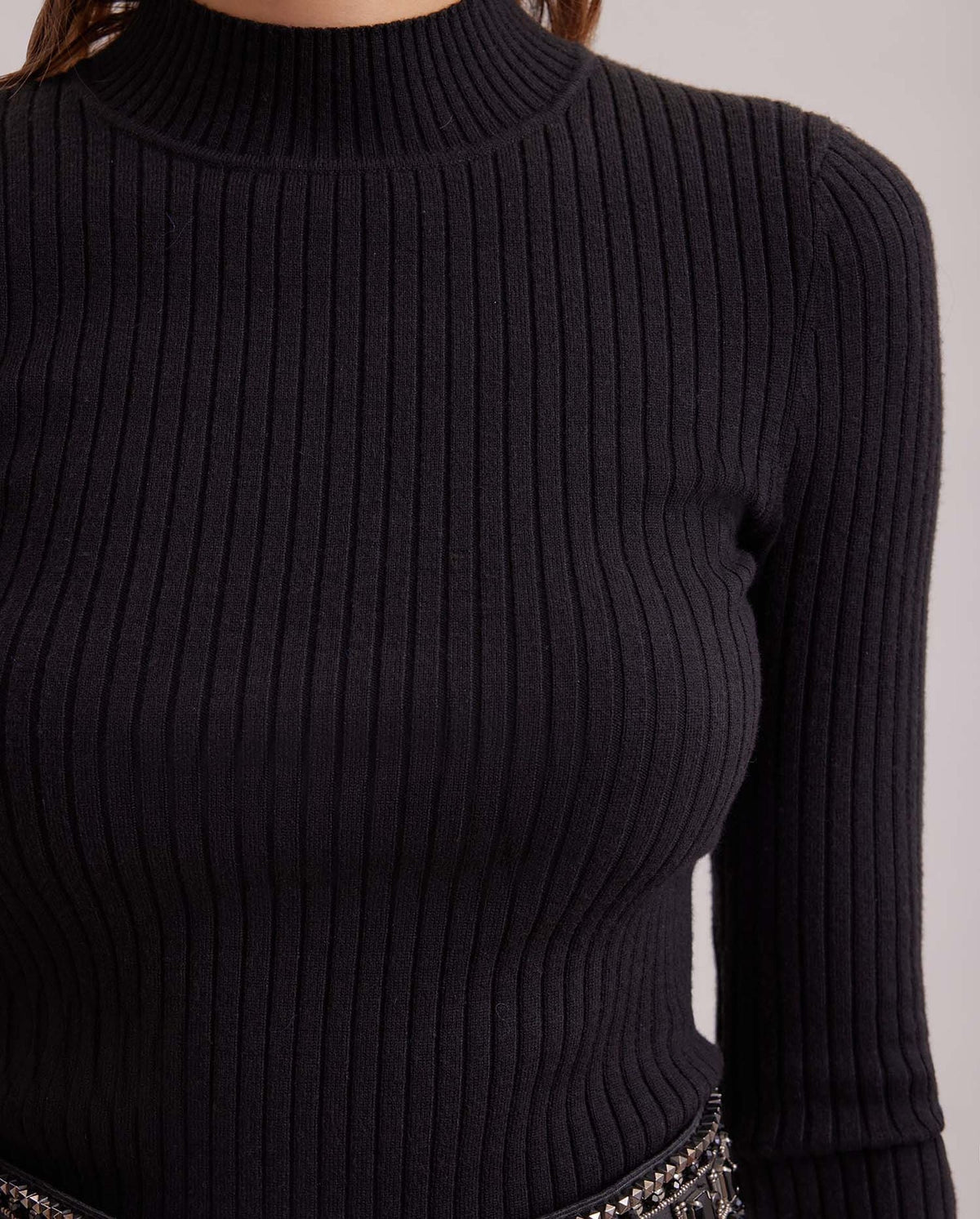 Pull Carnet à col roulé - Black