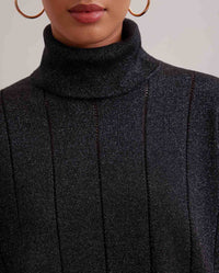 Robe pull Poetry à col roulé - Silver