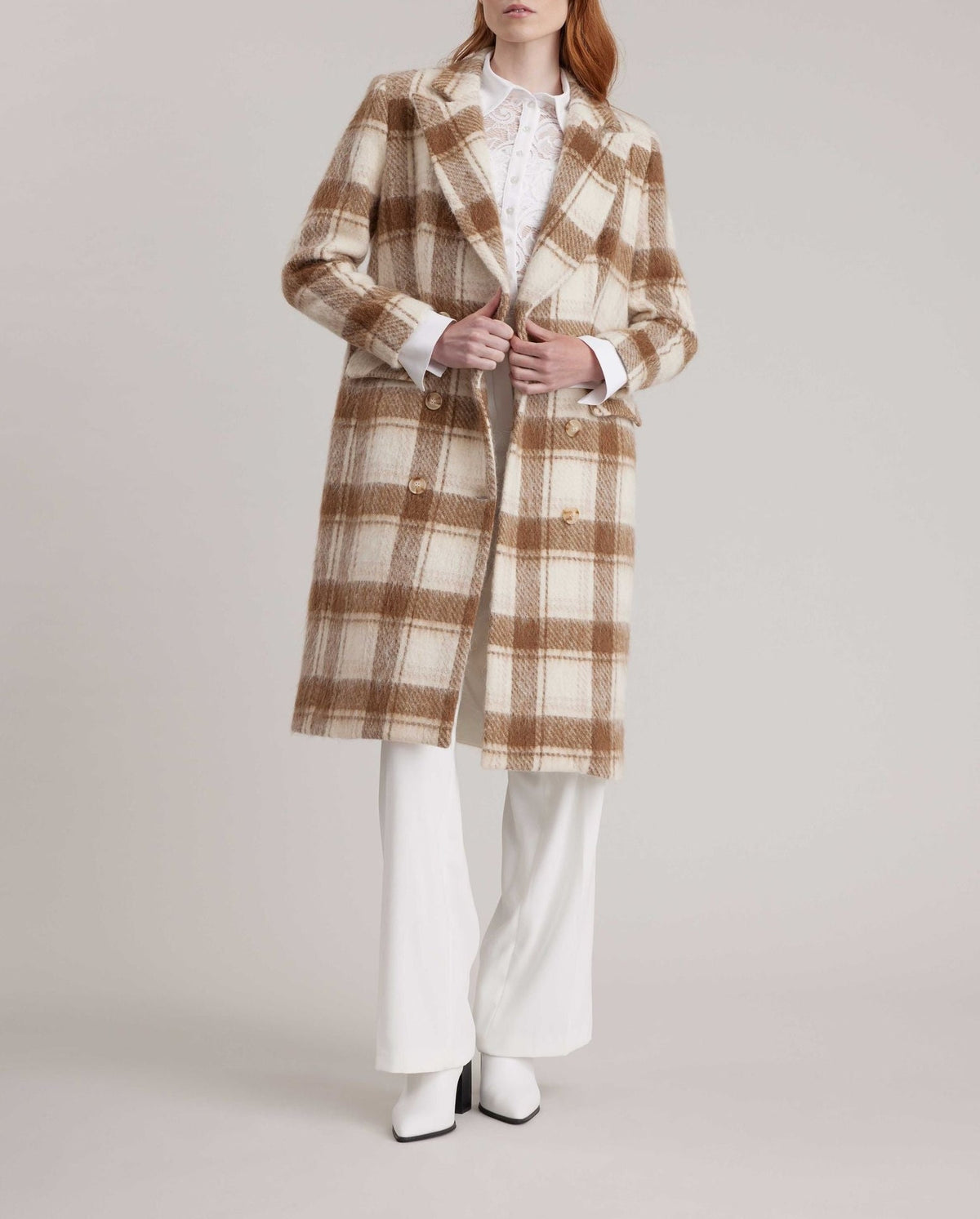 Manteau Consuelo en laine - Almond Tan