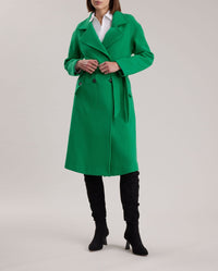 Trench-Coat Author en laine - Mint