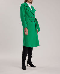 Trench-Coat Author en laine - Mint