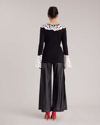 Pull Daisy en dentelle - Black & White