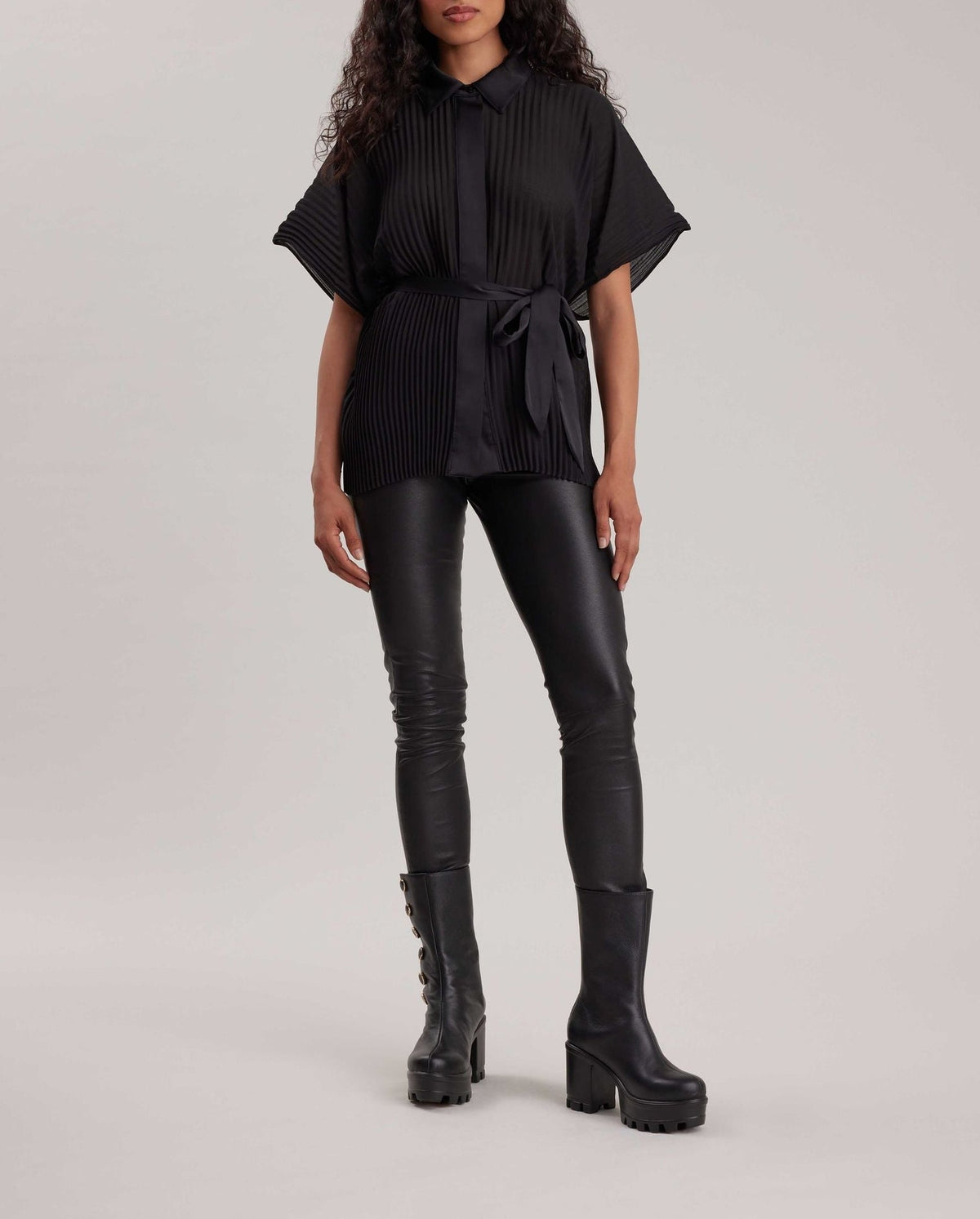 Chemise ceinturée Carrousel - Black
