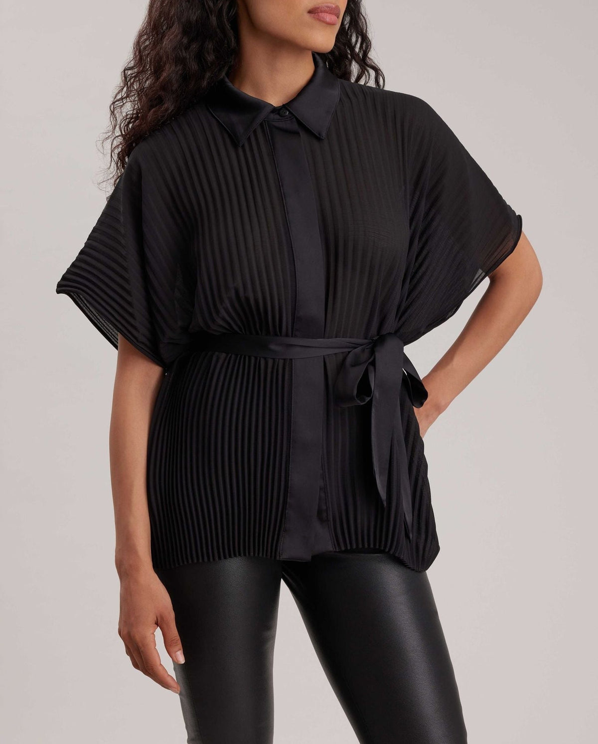 Chemise ceinturée Carrousel - Black