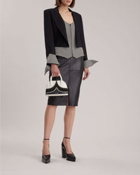 Veste Mia à empiècements - Black