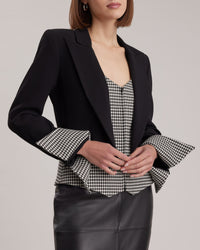 Veste Mia à empiècements - Black