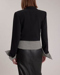 Veste Mia à empiècements - Black