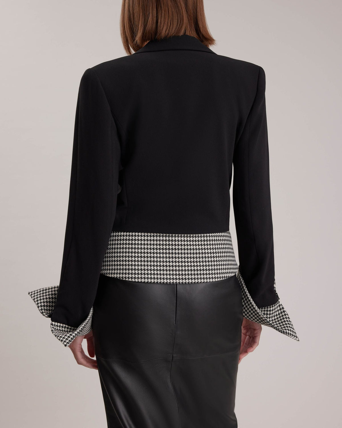Veste Mia à empiècements - Black