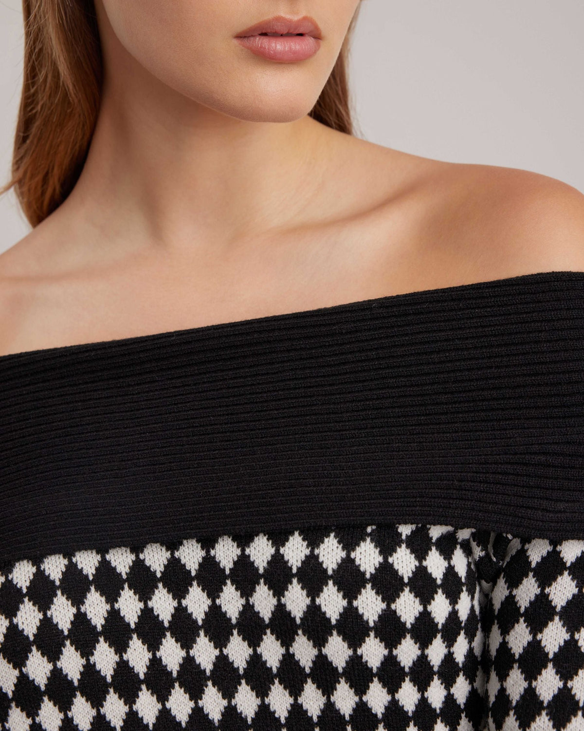 Pull Blackbird en laine - Black & White