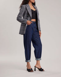 Jean mom Ira - Dark Navy