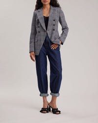 Jean mom Ira - Dark Navy