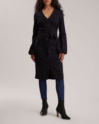 Robe Smooth ajustée - Black