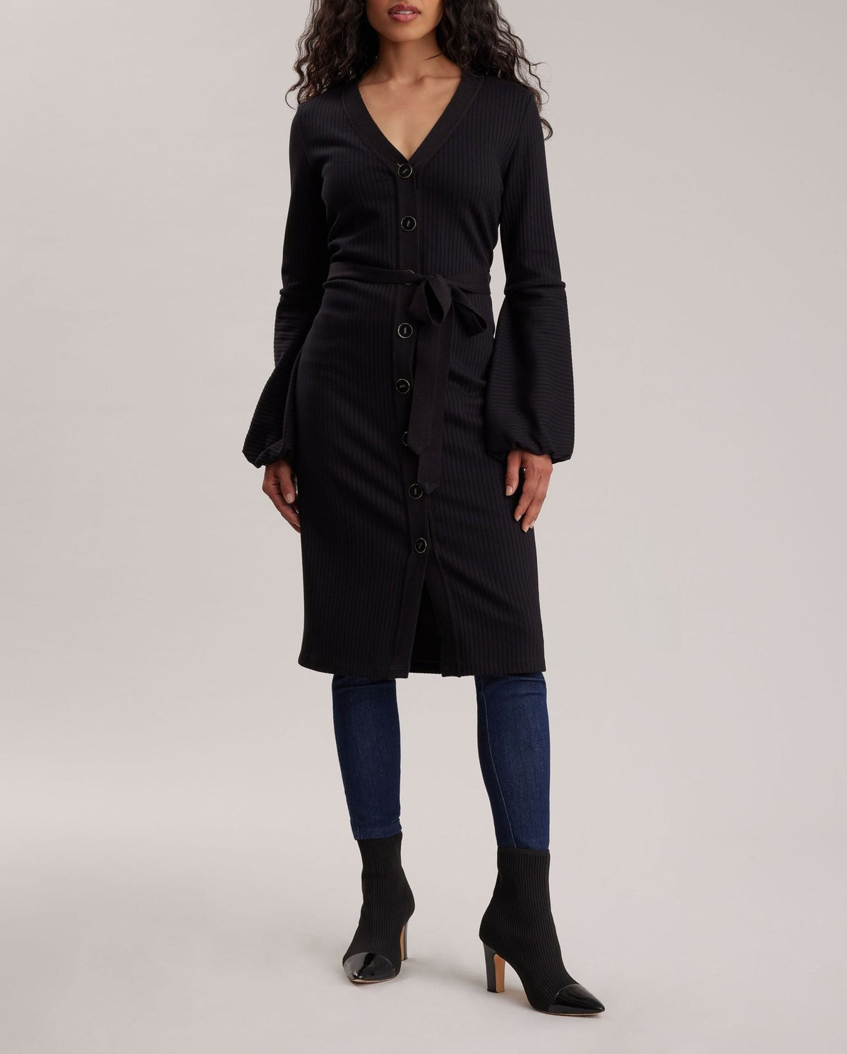 Robe Smooth ajustée - Black