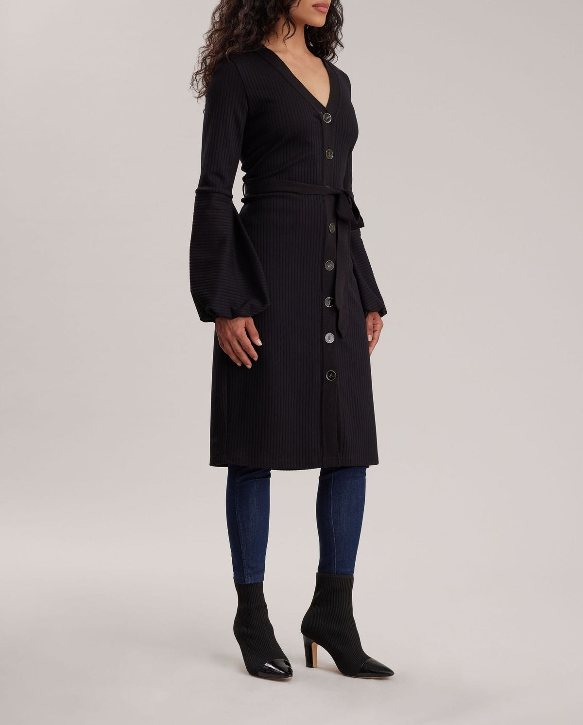 Robe Smooth ajustée - Black