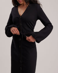 Robe Smooth ajustée - Black